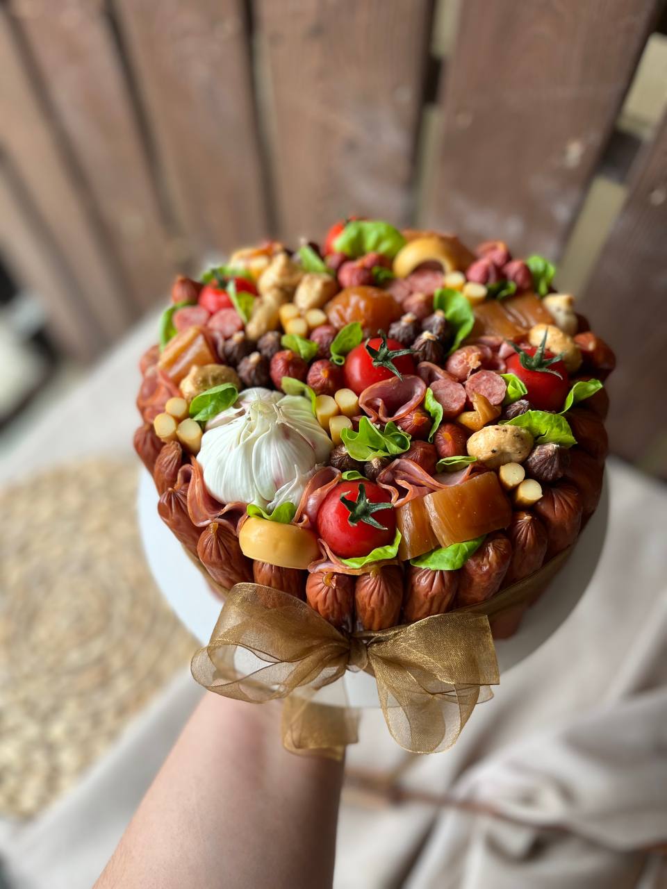 Мясной торт